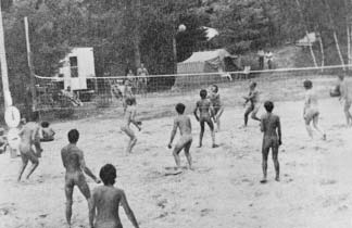 Nude Volleyball History