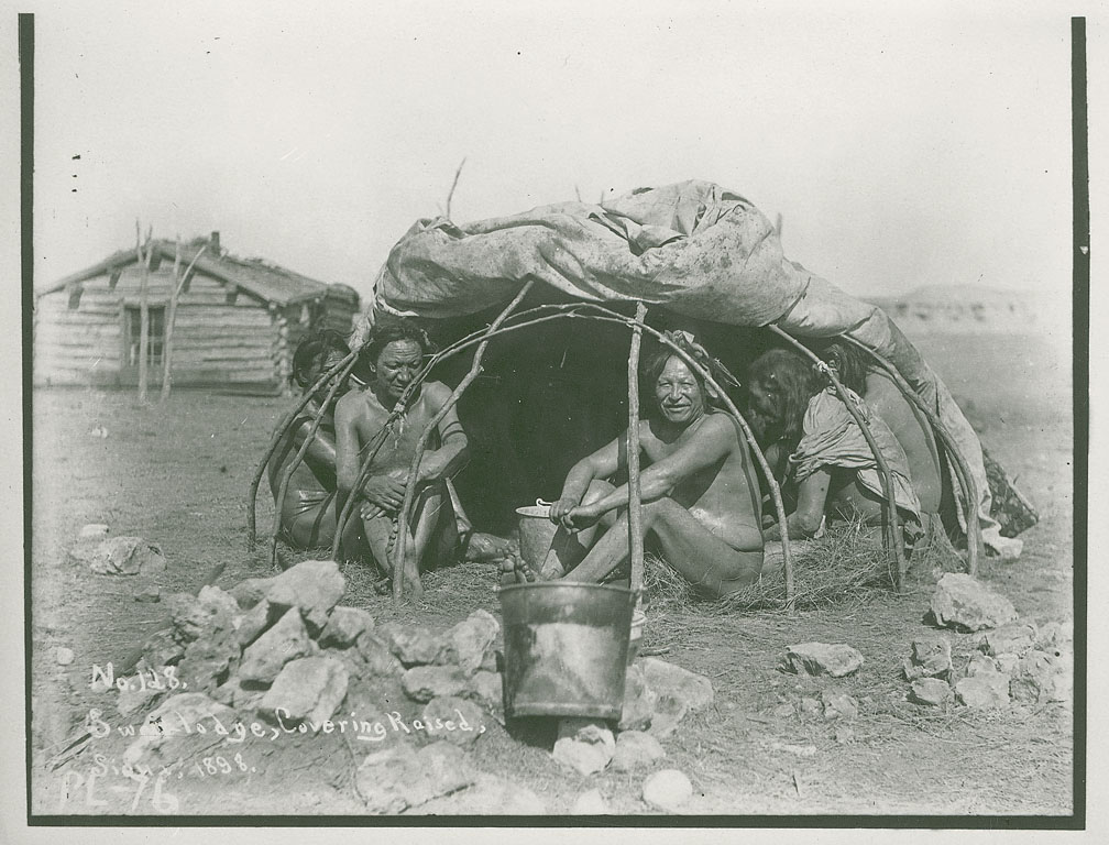 1898 Native American Sweatlodge