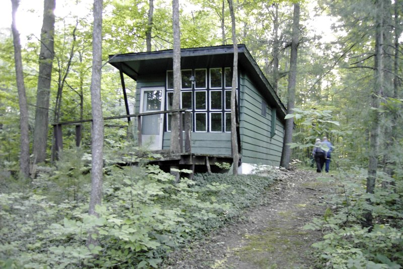 A cabin in decent condition