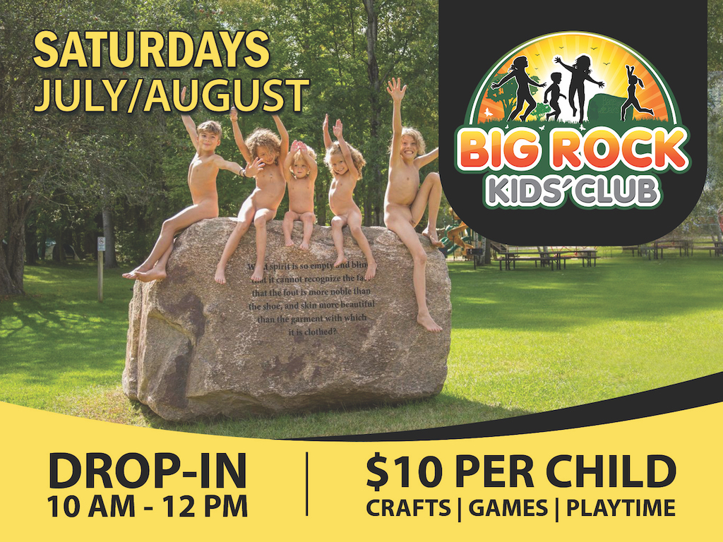 Big Rock Kids Club at Bare Oaks Family Naturist Park