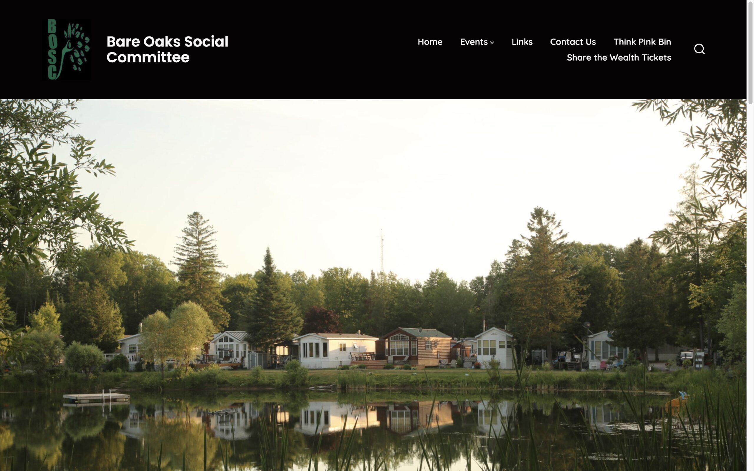Bare Oaks Social Committee website