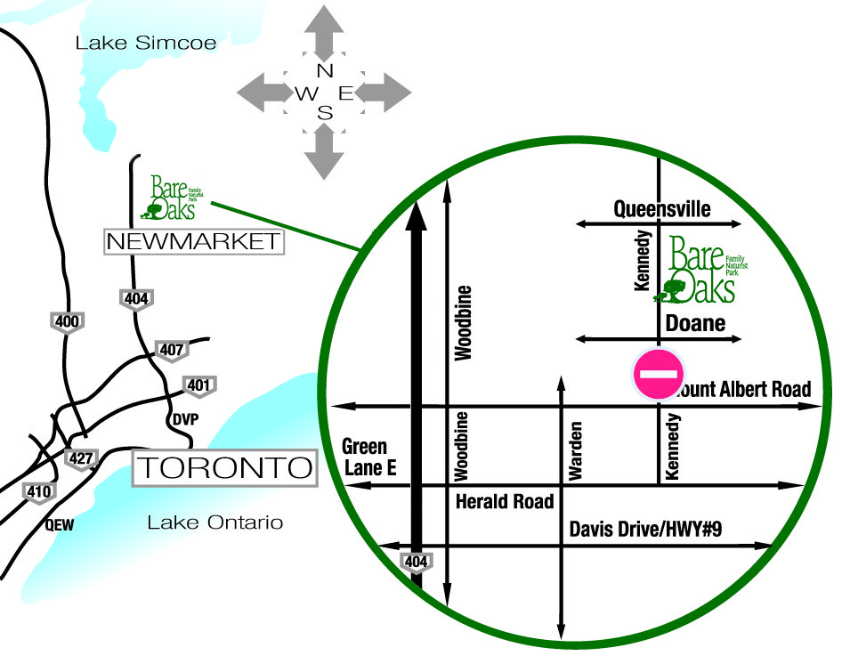 Map showing where Kennedy Road is closed for bridge replacement